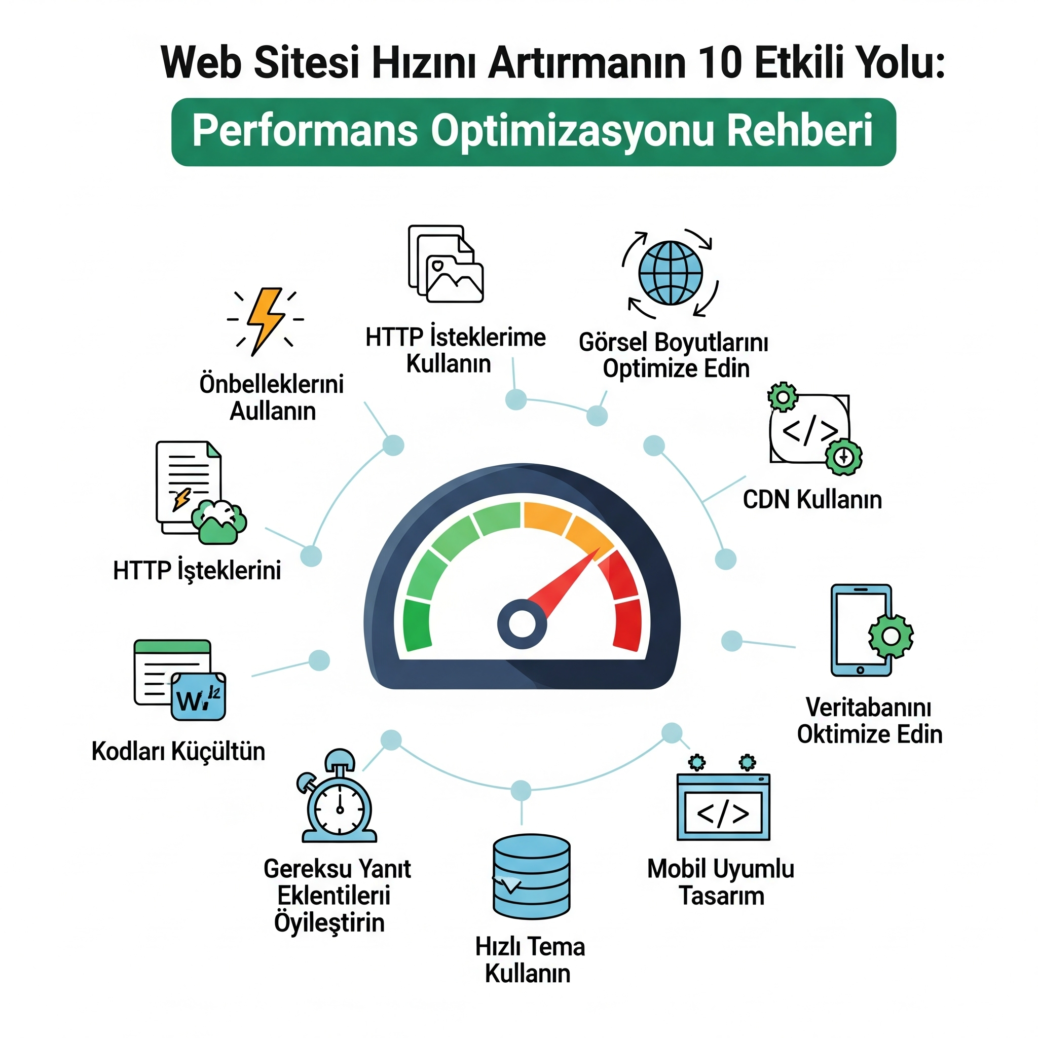 Web Sitesi Hızını Artırmanın 10 Etkili Yolu: Performans Optimizasyonu Rehberi